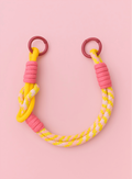 Rope Wrist Strap - Blush & Butter [Double End]